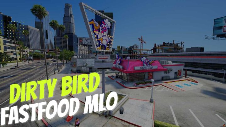 Indulge in unique flavors at Dirty Bird Fast Food in MLO FiveM. Savor fast, delicious meals that redefine virtual dining experiences.