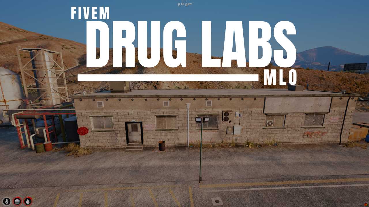 Dive into Fivem dynamic fivem drug labs mlo world with advanced scripts, crafting recipe, and customizable locations. Explore the thrill of Los Santos Drug.
