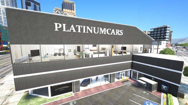 Explore Platinum Cars FiveM reviews and GTA 5 luxury dealership. Discover unique MLOs for car shops, PDM dealerships, and used car dealerships in FiveM.