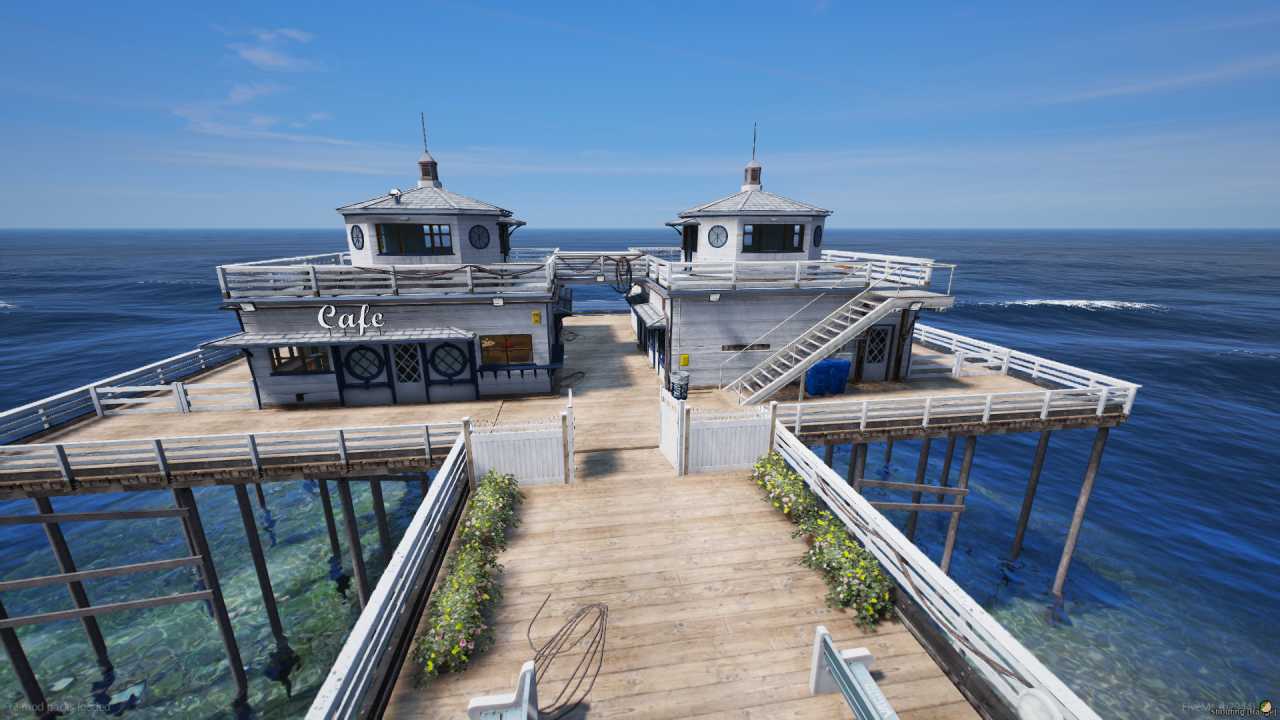 Explore immersive cafe pier mlo fivem map for unique virtual experiences. Elevate your server with captivating waterfront ambiance