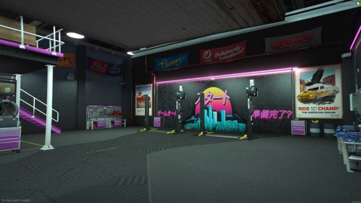 Enhance your Fivem server with a realistic mechanic shop MLO. Explore script options and detailed garage interiors. Download now for an immersive