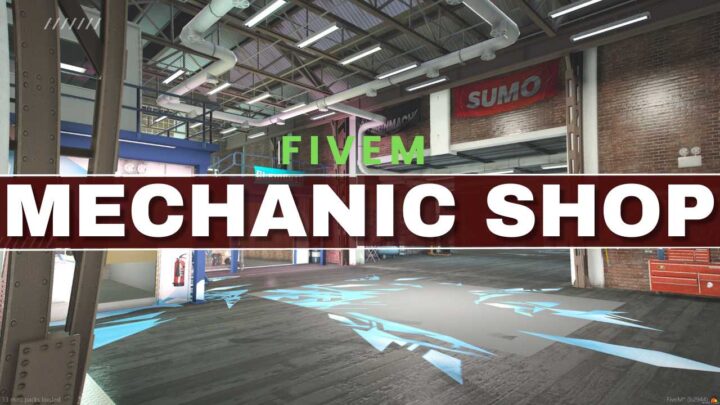 Enhance your Fivem server with a realistic mechanic shop MLO, scripts, and jobs. Explore detailed garages, maps, and outfits.