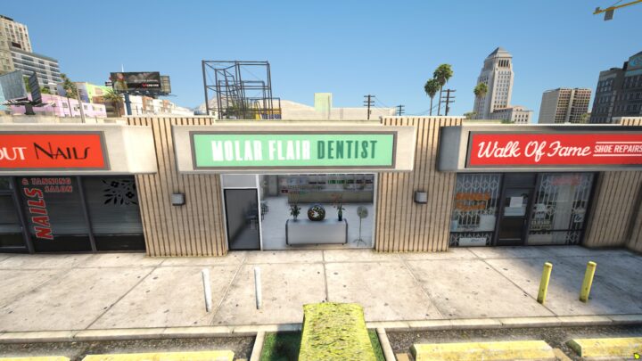 Explore GTA 5's vibrant locations like molar flair dentist fivem , Pacific Bluffs Beachside Hotel, and more. Find MLOs and enjoy immersive gameplay