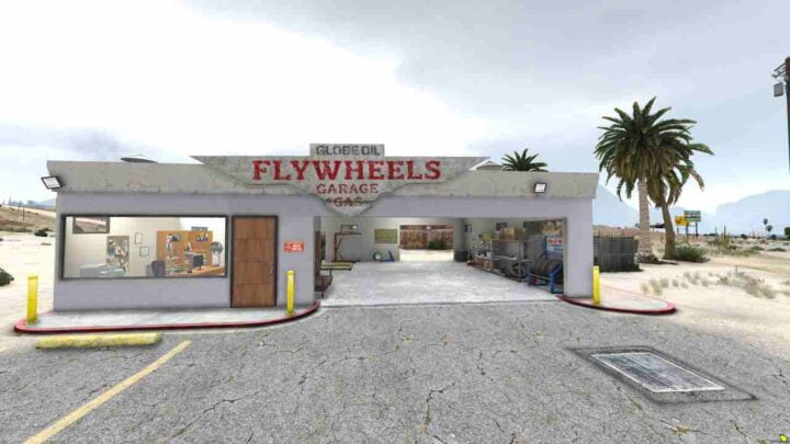 Discover the best fly wheel garage fivem CD, MLO, Free Scripts, Advanced, BB, Cali, East Customs, ESX, Impound, Police, QB