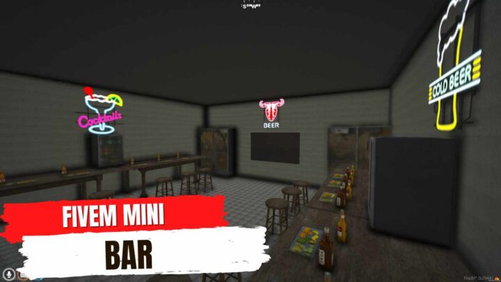 Explore Fivem's diverse world with fivem mini bar interiors, hideouts, Ammunation, and more. Download unique MLOs for your server's ambiance.