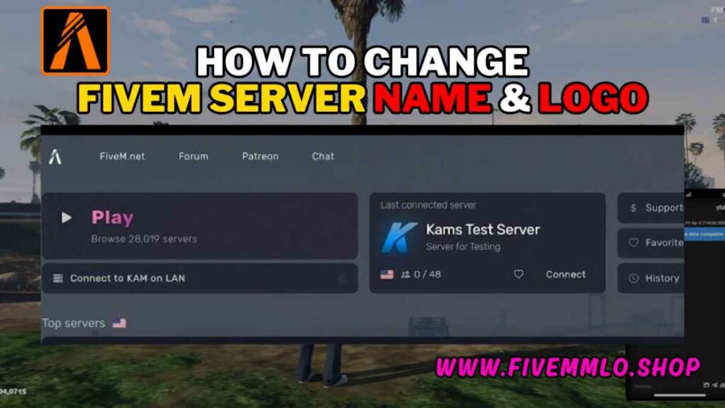 Discover the steps to personalize your FiveM server with ease. Change FiveM Server Name and Logo effortlessly with expert guidance.