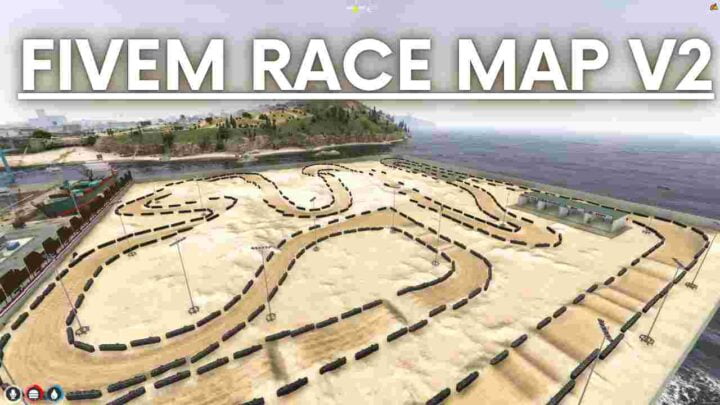 Explore the thrill with Fivem Race Map V2 and drag race script on dynamic race tracks. Customize cars for adrenaline-pumping FiveM street races.